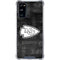 NFL Kansas City Chiefs Black & White Galaxy S20 FE Clear Case